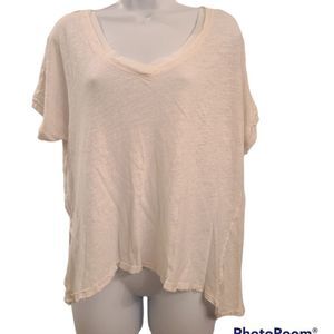Free People We The Free White Tee sz XS NWOT